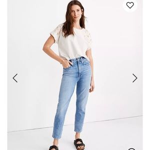 Madewell The Mom Jean in Melva Wash